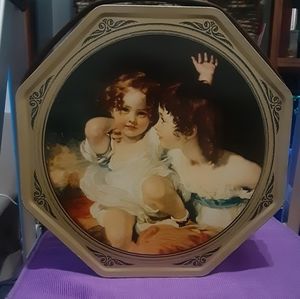 Sunshine Biscuit Tin 9" x 9" x 3"